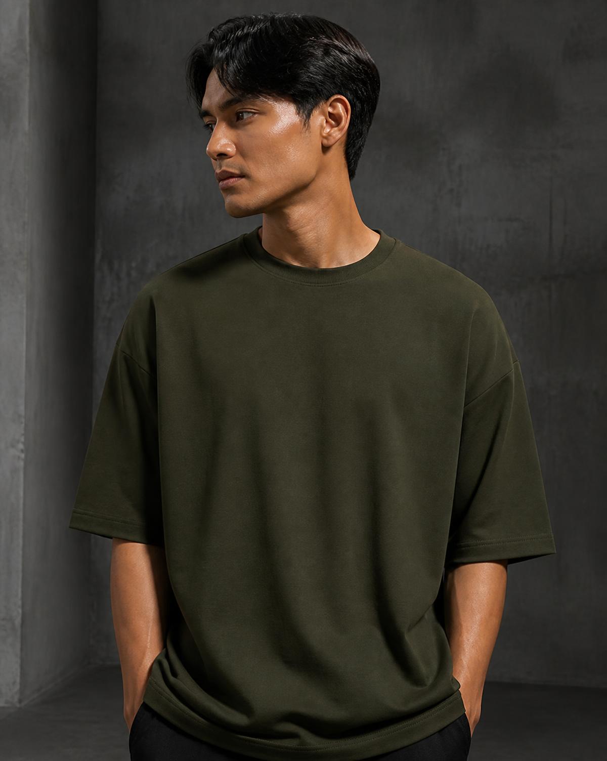 The Heavyweight Tee plain cotton-blend shirt